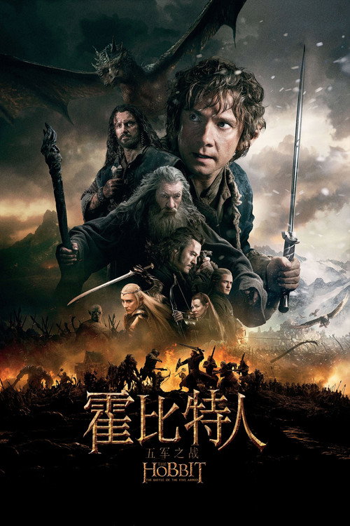 《霍比特人3：五军之战》海报